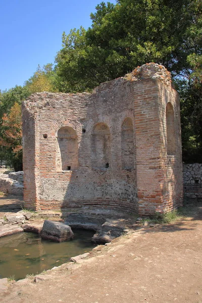Ruinas Antigua Butrint Sur Albania Cerca Frontera Griega Septiembre 2019 — Foto de Stock