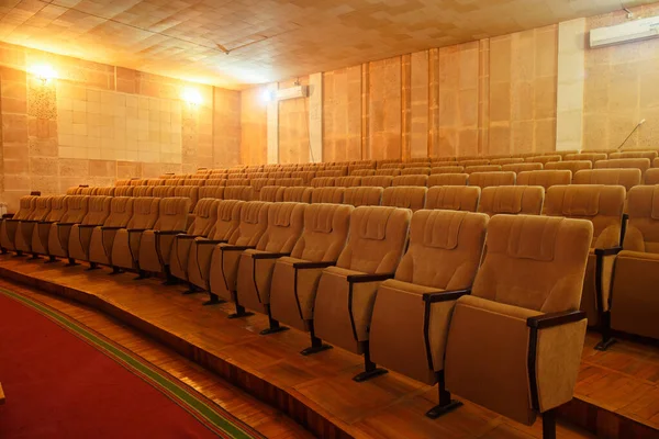 Auditorium Con Sedie Morbide Cinema — Foto Stock