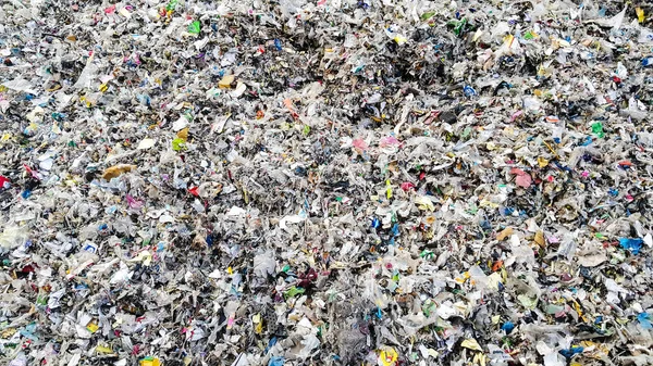 Shraded プラスチック廃棄物のバイオマス燃料 Rpf として使用 — ストック写真