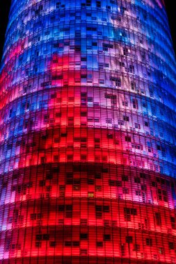 Torre yüceliklere Agbar Kulesi Barcelona İspanya'dan