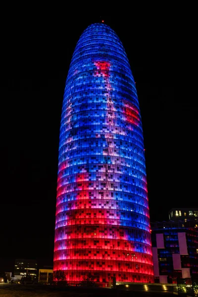 Glories Agbar Tornet Torre Från Barcelona Spanien — Stockfoto