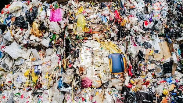 Residuos Plásticos Triturados Rechazados Utilizados Como Combustible Biomasa Rpf —  Fotos de Stock