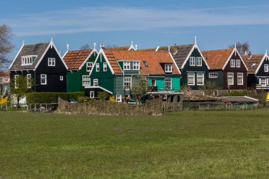 Köy Marken Hollanda panoramik çekim