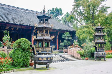 Wuhou Tapınağı Chengdu Çin