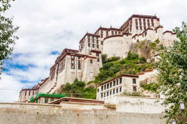Lhasa, Nepal, Tibet, Çin Bahar sırasında Majestic Potala Sarayı