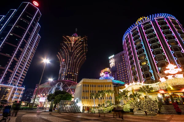 Panoráma Města Macau Její Panorama Starých Nová Architektura — Stock fotografie