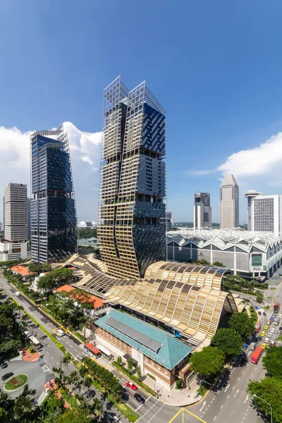 Singapore Downtown South Beach Tower Marriott Hotel — Foto de Stock