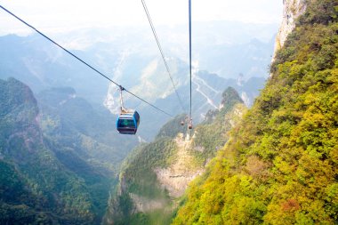 Dağ manzarası zhangjiajie Milli Park Çin zhangjiajie milli park Çin ve Avatar film için ilham kaynağı bulunan bir güzel manzara