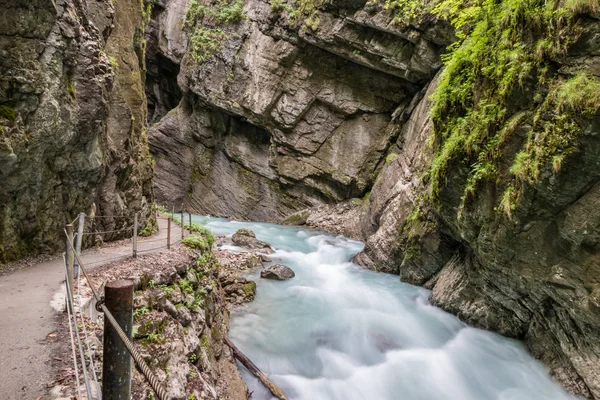 The fascinating Partnach Gorge in Germany — Stock Photo, Image