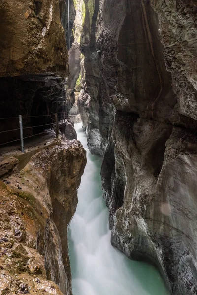 Die faszinierende partnachschlucht in deutschland — Stockfoto