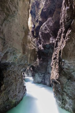 Almanya'da büyüleyici Partnach Gorge
