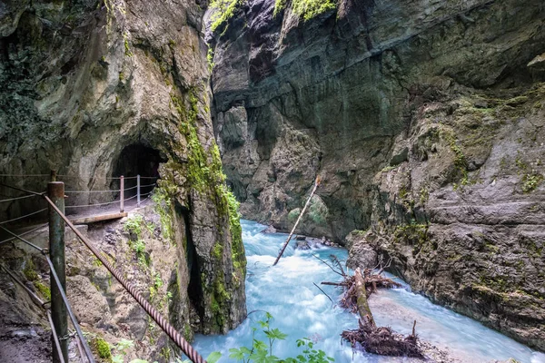 El fascinante desfiladero de Partnach en Alemania —  Fotos de Stock