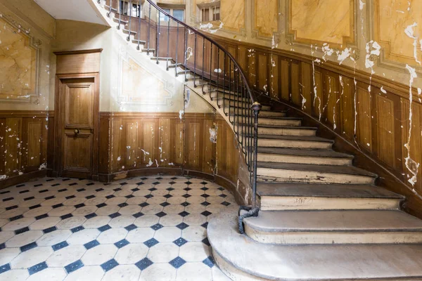 Mysterious History Spiral Staircase Its Elegance Architectural Features — Stock Photo, Image