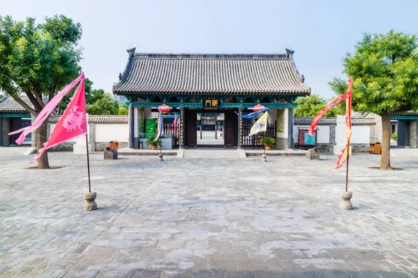 Temple Hejian Lvrou Huguo Traditionnel Chine — Photo