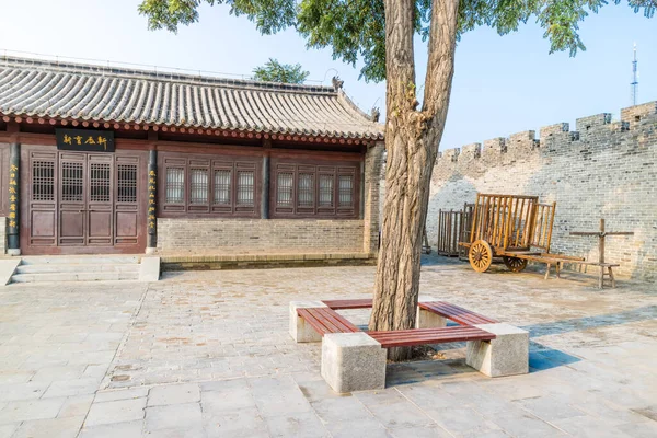 Traditionell Hejian Lvrou Huguo Temple Från Kina — Stockfoto