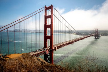 San Francisco 'daki Golden Gate Köprüsü, Kaliforniya, ABD
