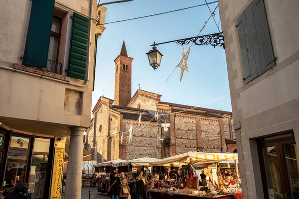 Marché Noël Bassano Del Grappa Italie Décembre 2019 — Photo