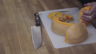 Pişirme atölye, kabak, atış kaymak hazırlanması
