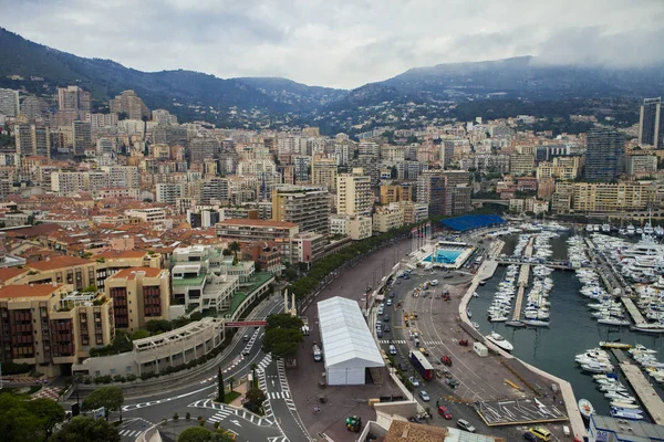 Strade Estive Monaco Dettagli Esterni Sulle Strade Tetti Luci Porte — Foto Stock