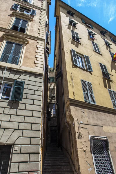 Cenova, yaz sokakları, sokaklarda dış detayları, çatılar, ışıklar ve kapılar, pencereler, Cenova yolları. Plaza Kristof Kolomb, parklar, Cenova Müzesi, balıkçıların limanları. Evlerde Genova İtalyan Madonna heykel freskleri