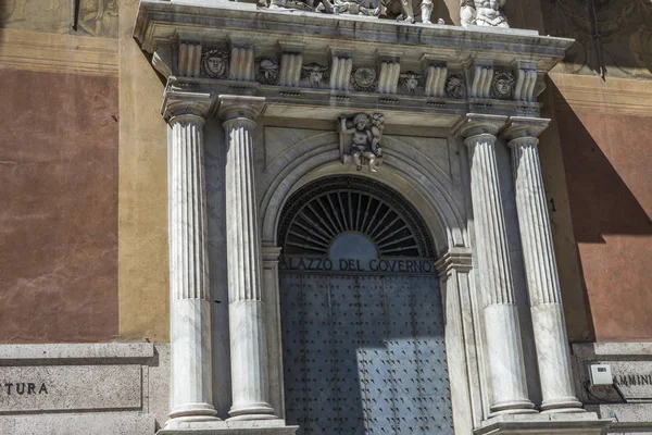 Genova Strade Estive Dettagli Esterni Strade Tetti Luci Porte Finestre — Foto Stock