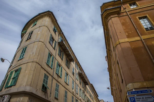 Cidade Nice Templo Basílica Ruas Dos Portos Cidade Balsas Navios — Fotografia de Stock