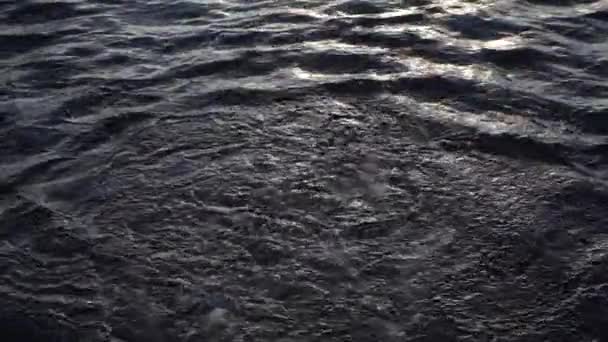 Bubblande Vatten Geyser Kväve Vatten Vågor Från Gejserborrning — Stockvideo