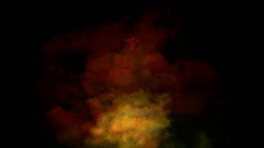 buhar doku ile koyu arka plan