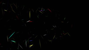 Parlak renkli üçgenler, modern desenler