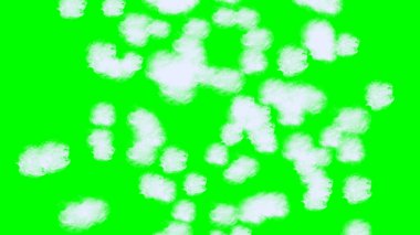 açık yeşil vektör dokusu disklerle, dairelerle.