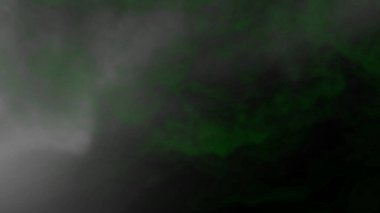 Tasarım için esrarengiz yeşil sis, atmosferik soyut arkaplan