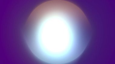 Vibrant abstract light flare glows with smooth purple and gold gradient, dynamic energy bursts forth