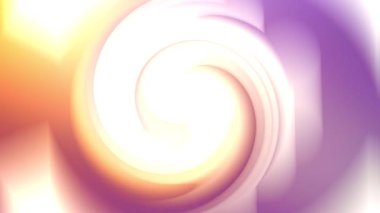 Dynamic swirling vortex of vibrant golden light and soft purple hues creates captivating abstract motion