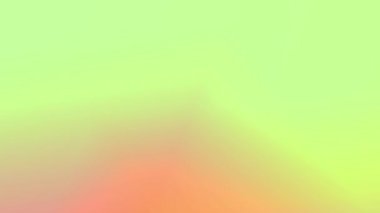Dynamic abstract gradient transitions from soft green to vibrant coral and warm peach tones