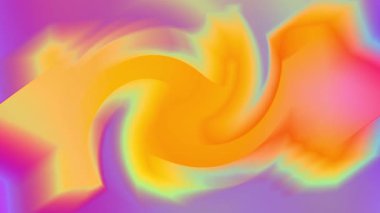 Vibrant abstract fluid motion with dynamic color gradients, a modern digital art wave