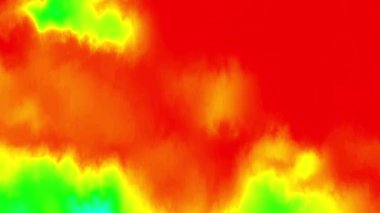 Dinamik renk eğimleri ve akış şekilleriyle canlı soyut ısı haritası veri görselleştirmesi