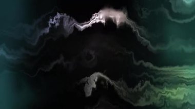 Dinamik soyut akışkan karanlık dalgalar ruhani ışık ile, gizem ve kozmik hareket önerir