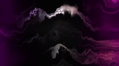 Siyah arkaplan üzerinde dinamik, mor ve beyaz duman etkisi, soyut hareket arkaplanı
