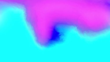 Dinamik pembe ve cyan soyut girdapları, dijital sanat ile canlı neon akışkan arka planı