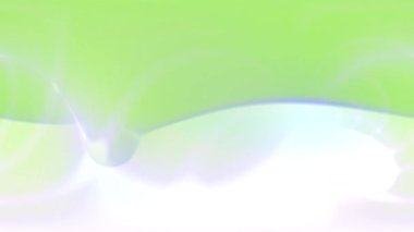 Soyut yeşil ve beyaz akışkan ışık çarpıcı bir fütürist dinamik görsel yaratıyor.