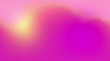 Soyut pembe ve sarı ışık patlaması arkaplanı dinamik hareketli