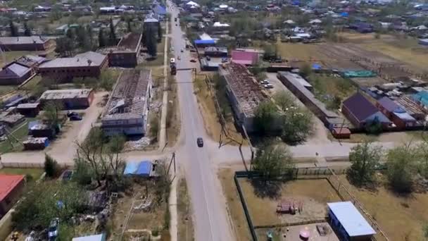 雹による破損した家屋の屋根。村 novokorsunskaya Timashevsky 地区のクラスノダール地域 2018 の雹の影響. — ストック動画