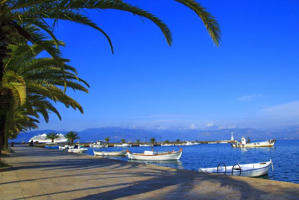 Nafplio, Yunanistan Peloponnese Yarımadası bir liman yeridir.