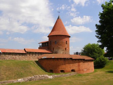 Kaunas, Litvanya eski kale. 14. yüzyıl
