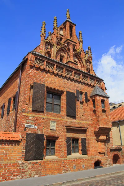 Casa di Perkunas o Thunder costruita a Kaunas, Lituania — Foto Stock