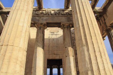 Part of the Temple of Hephaestus in Athens clipart