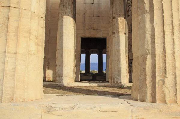 Parte del Tempio di Efesto ad Atene — Foto Stock