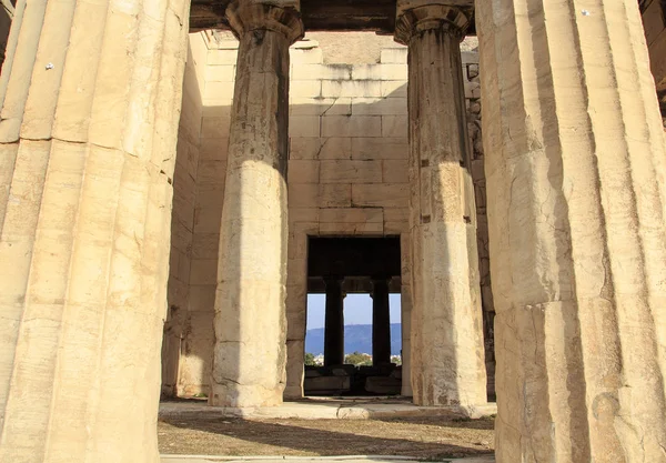 Parte del Tempio di Efesto ad Atene — Foto Stock