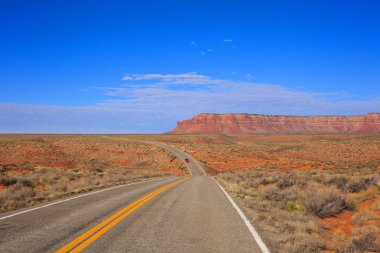 Bahar, Utah, ABD'de manzara çöl.