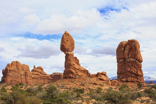 Arches National Park Peyzaj dengeli Rock.